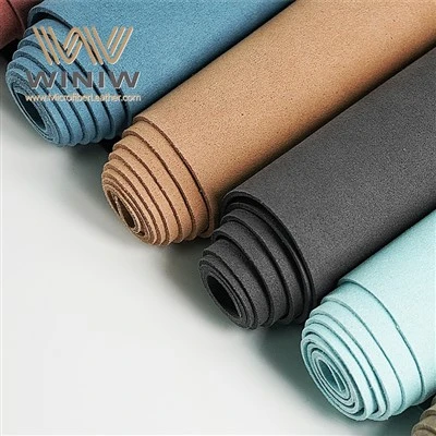 Ultra-ruskind PU-materiale Microfiber ruskind Nubuck sofastof
