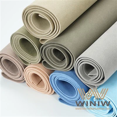 Meldug-resistent mikrofiber PU ruskind Vegansk lædermateriale